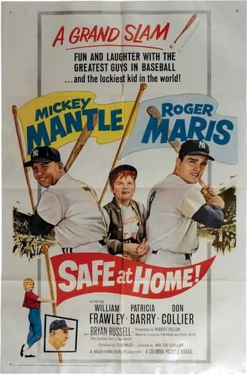 1962 Safe at Home Mantle Maris